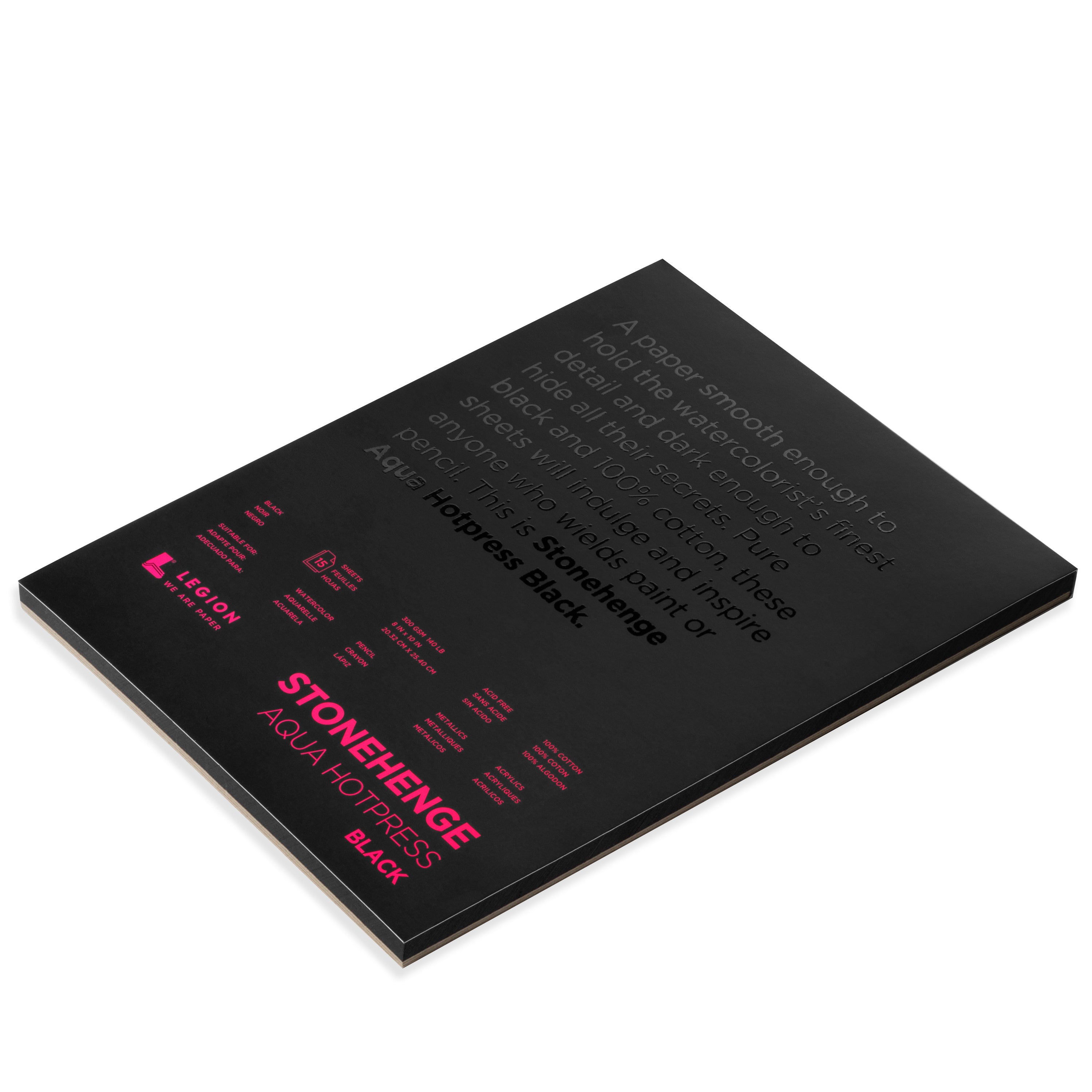Legion Stonehenge Aqua Hotpress Black