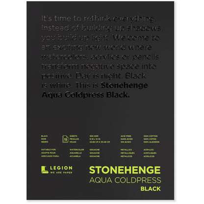 Legion Stonehenge Aqua Coldpress Black