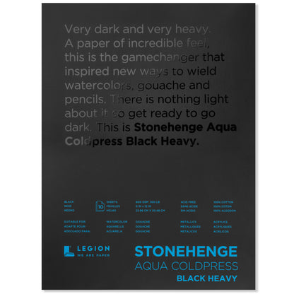 Legion Stonehenge Aqua Coldpress Black HEAVY