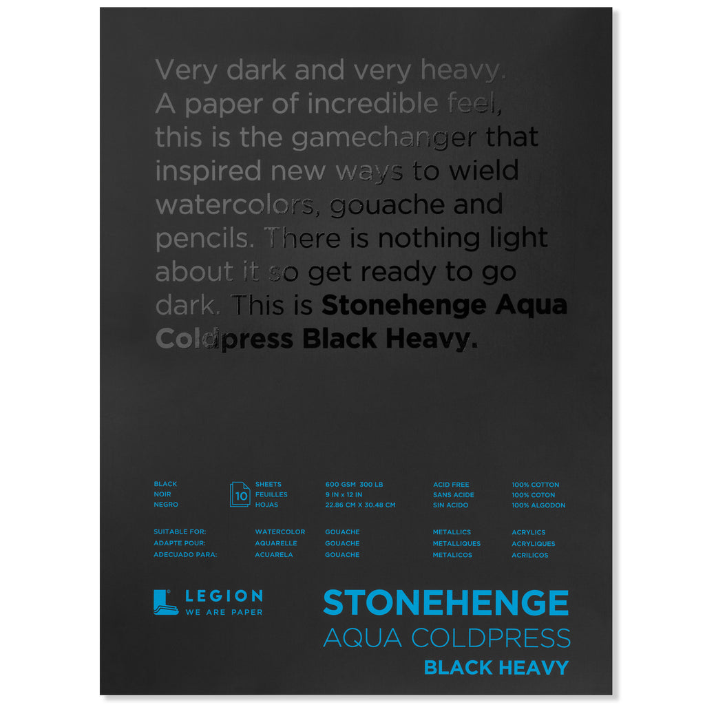 Legion Stonehenge Aqua Coldpress Black HEAVY